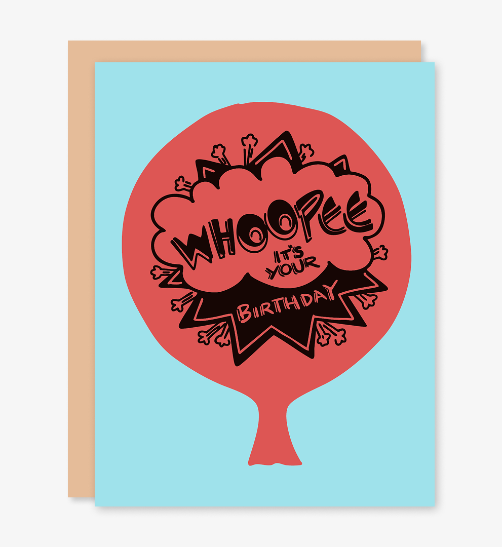 Whoopee Birthday Card