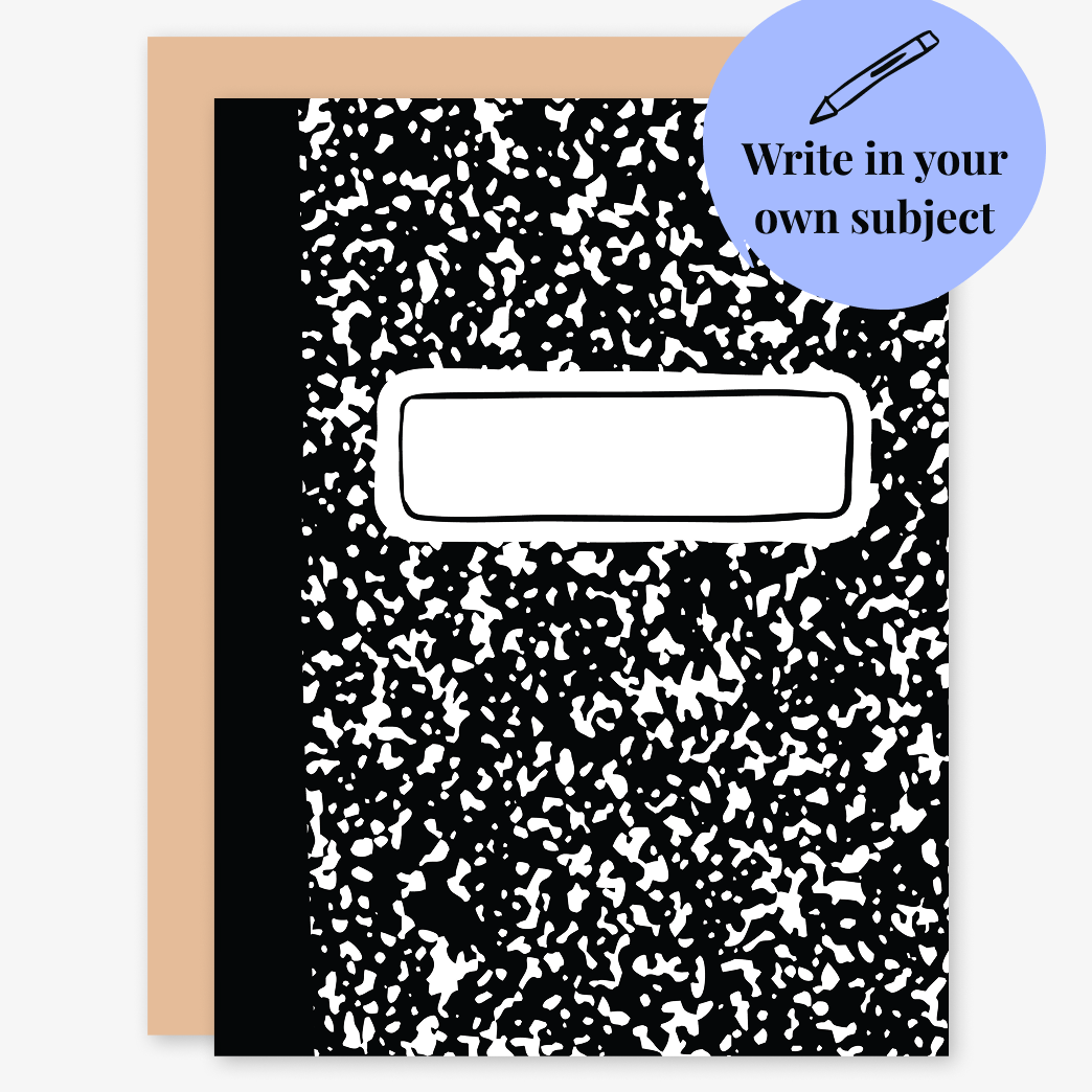 Blank Composition Card