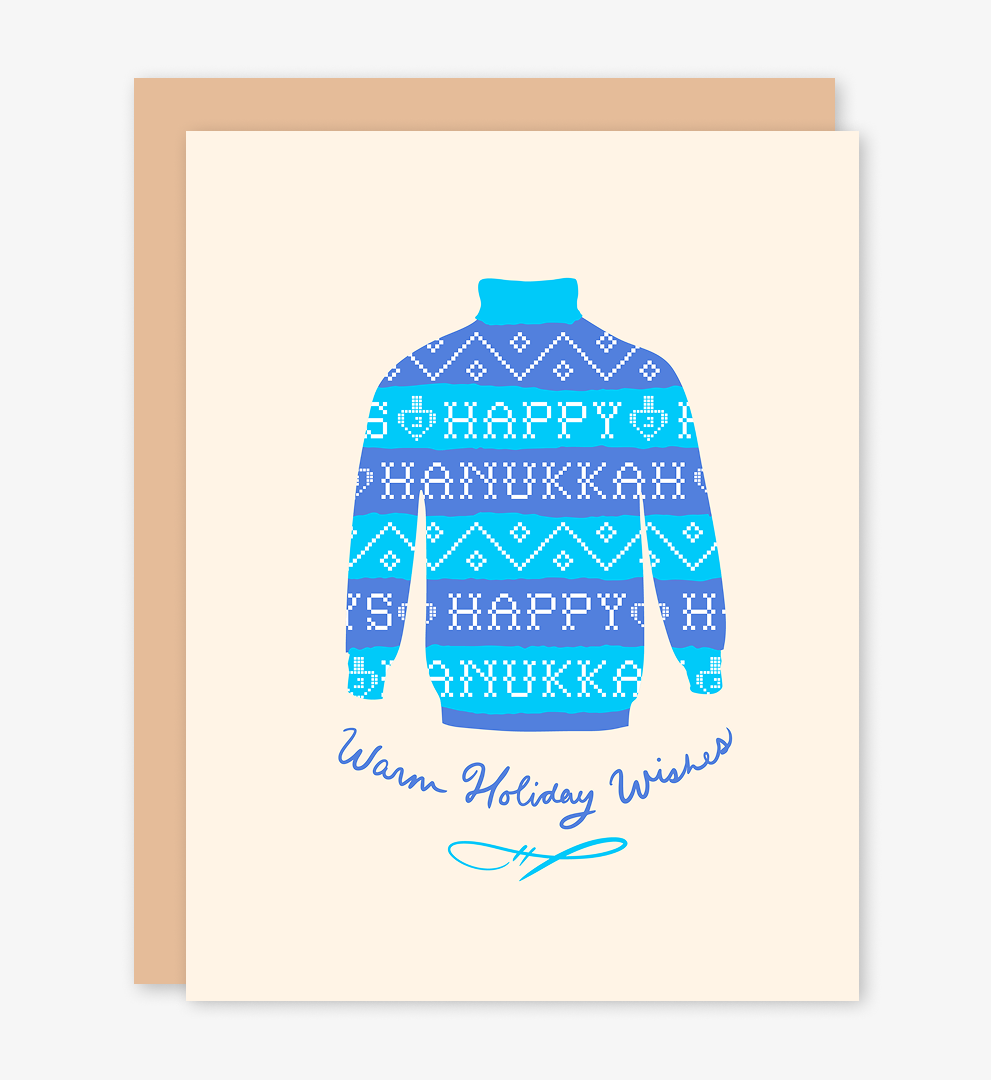 Hanukkah Sweater Card