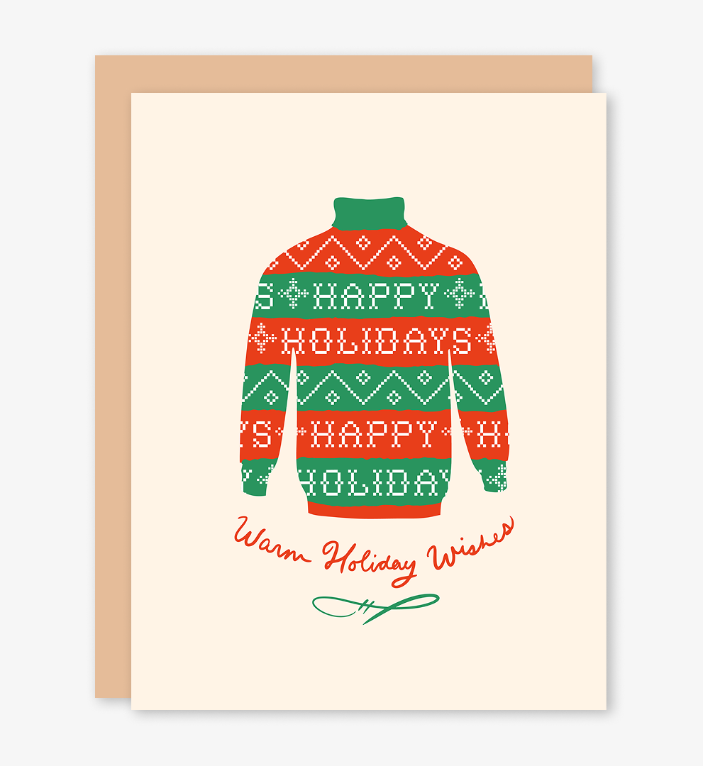 Holiday Sweater Card