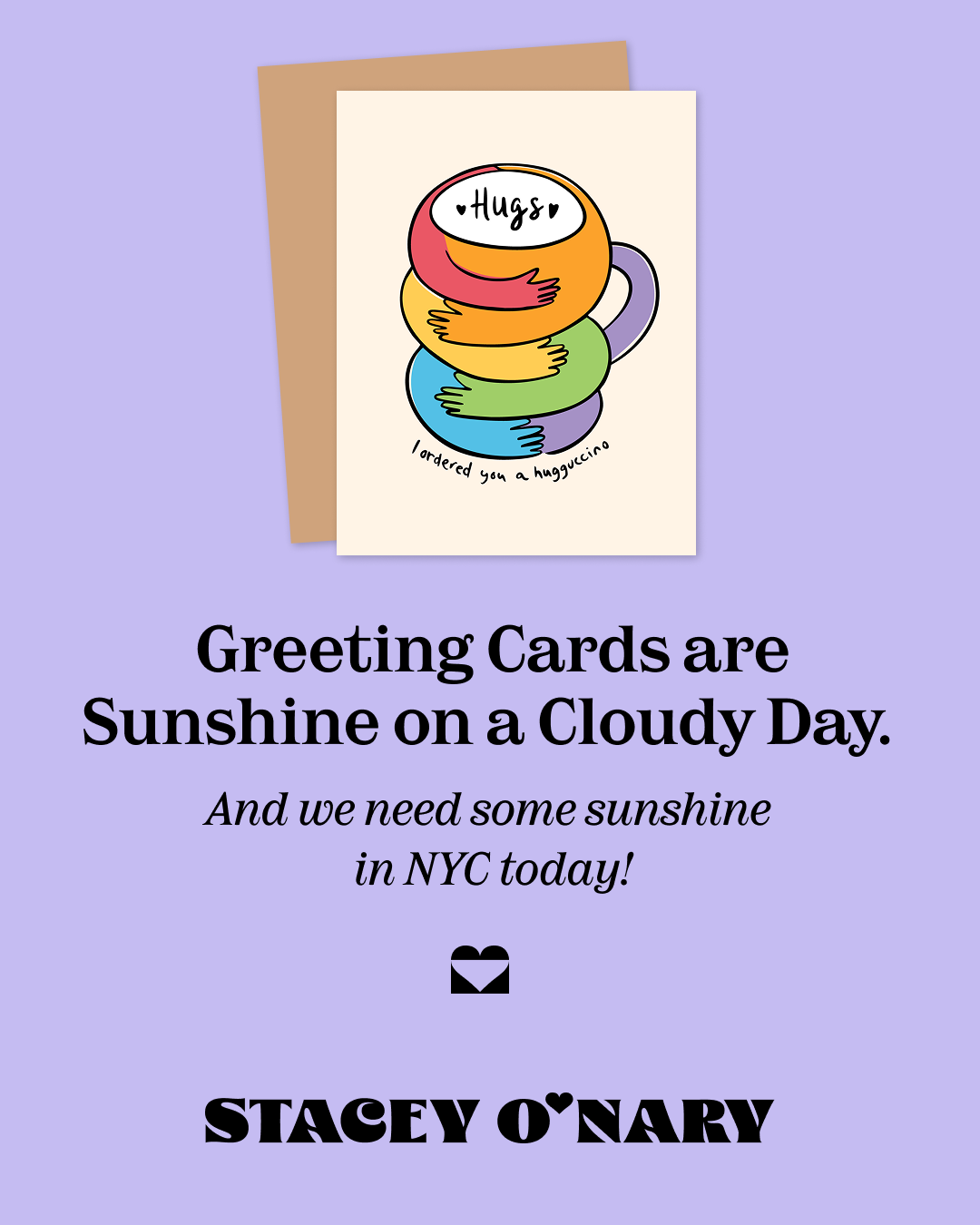 Hugguccino Rainbow Card