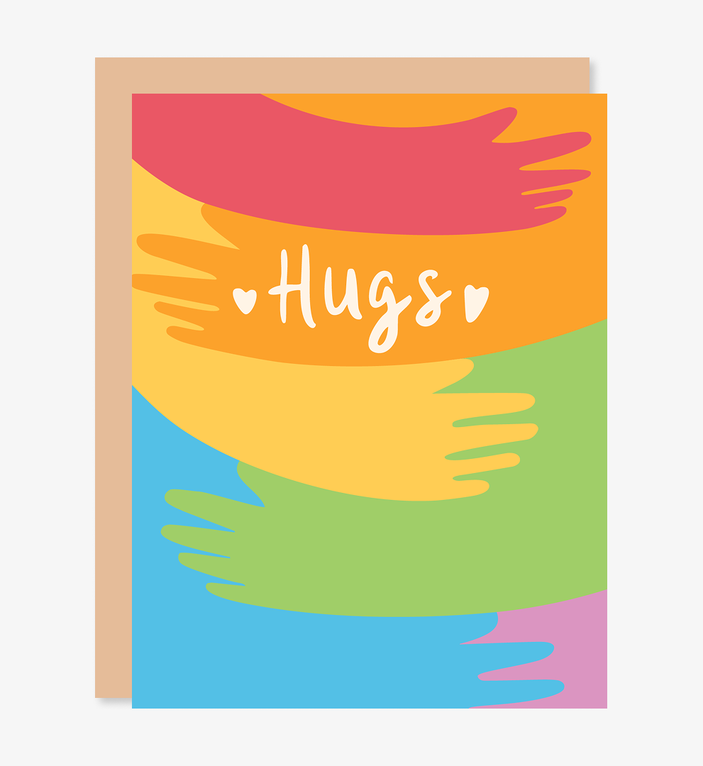 Sending Rainbow Hugs Card