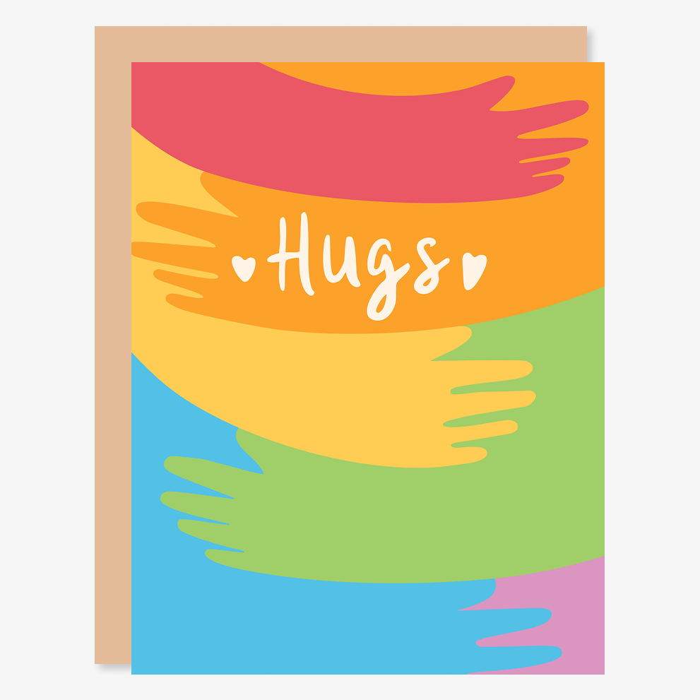 Sending Rainbow Hugs Card