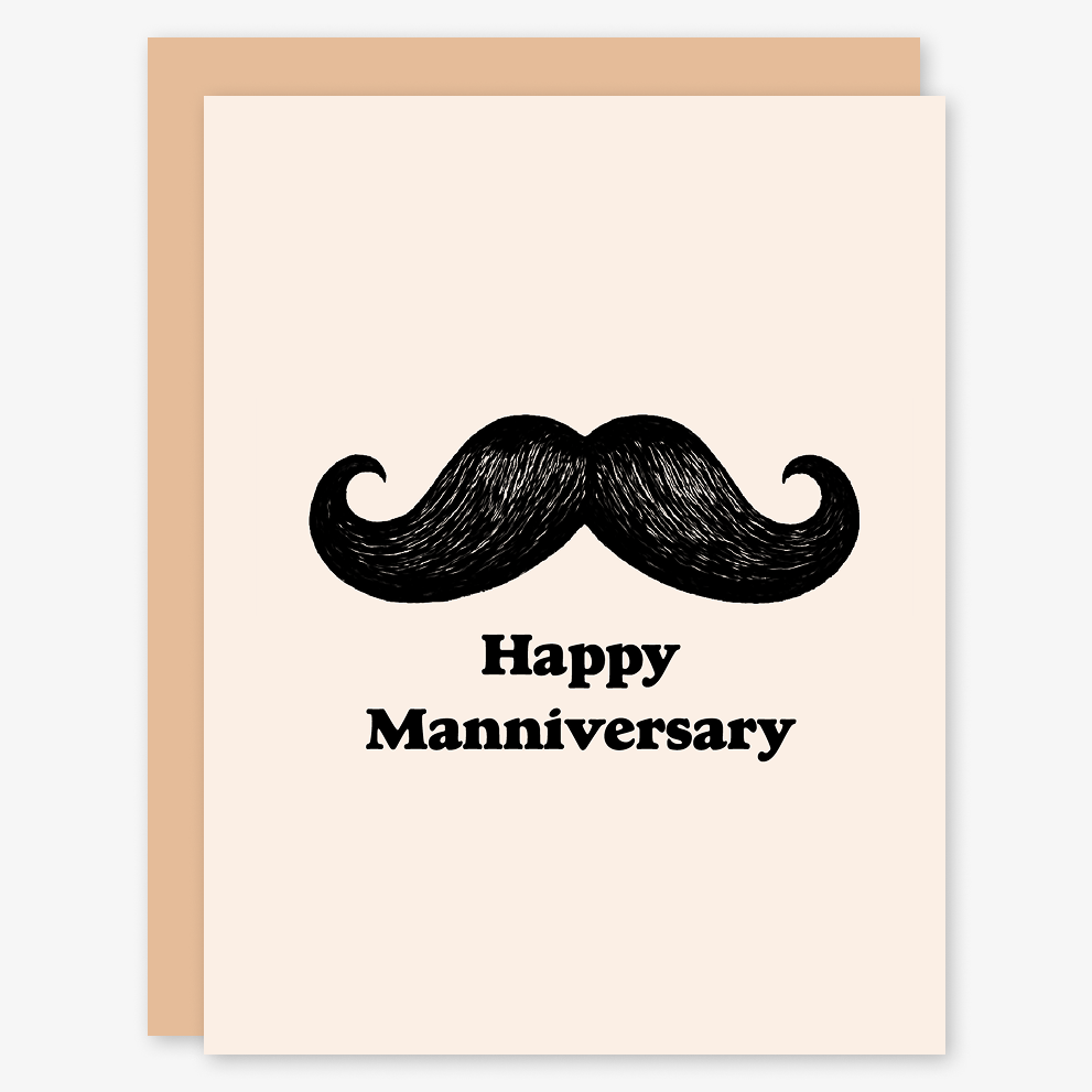 Happy Manniversary Card