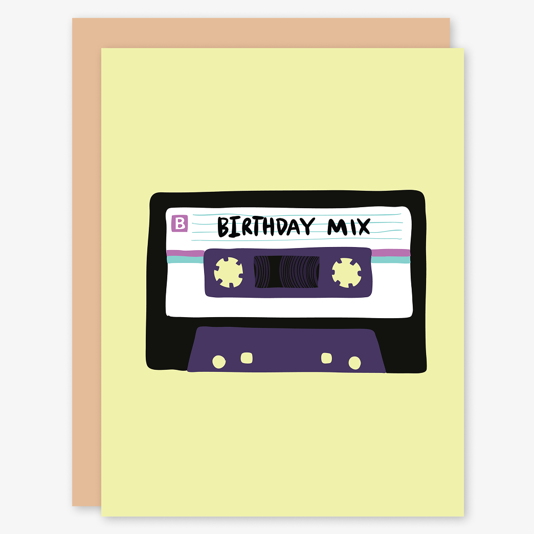 Mixtape Birthday Card