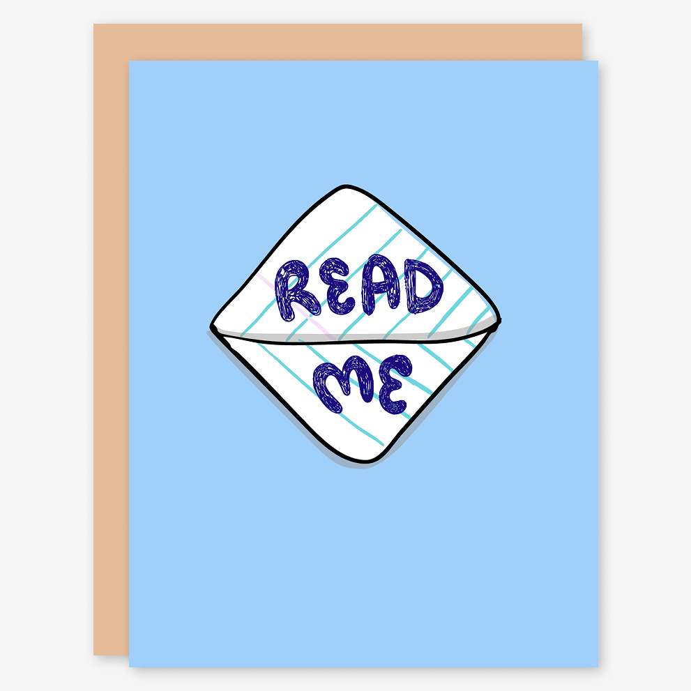 Read Me Note Card
