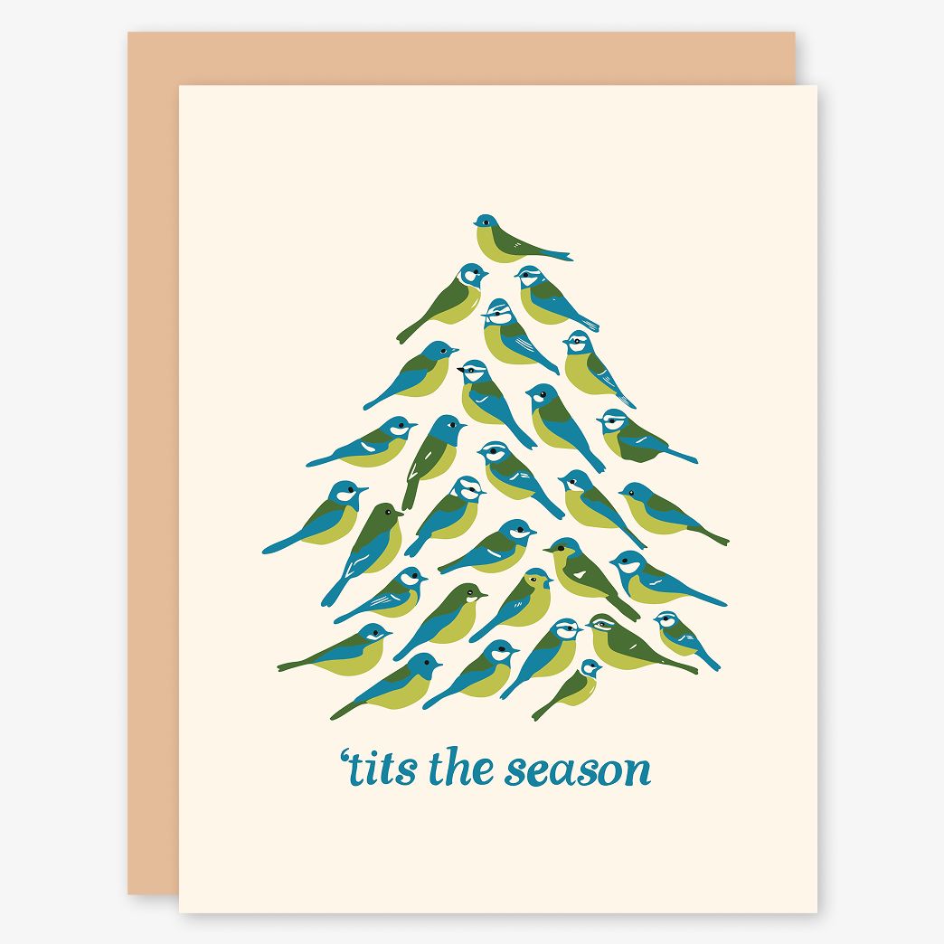 Tits The Season Holiday Card