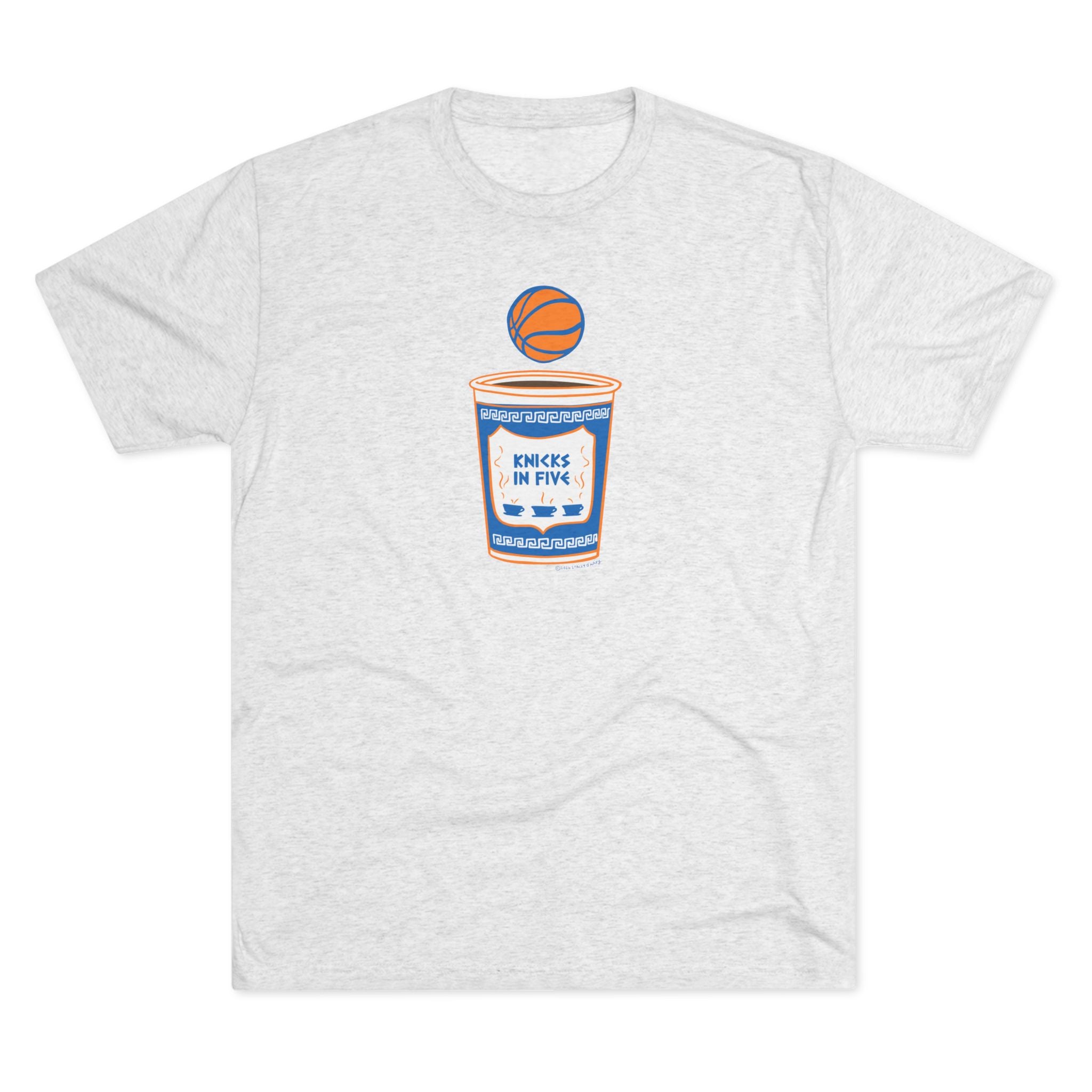 Knicks in Five: Unisex Tri-Blend Crew Tee