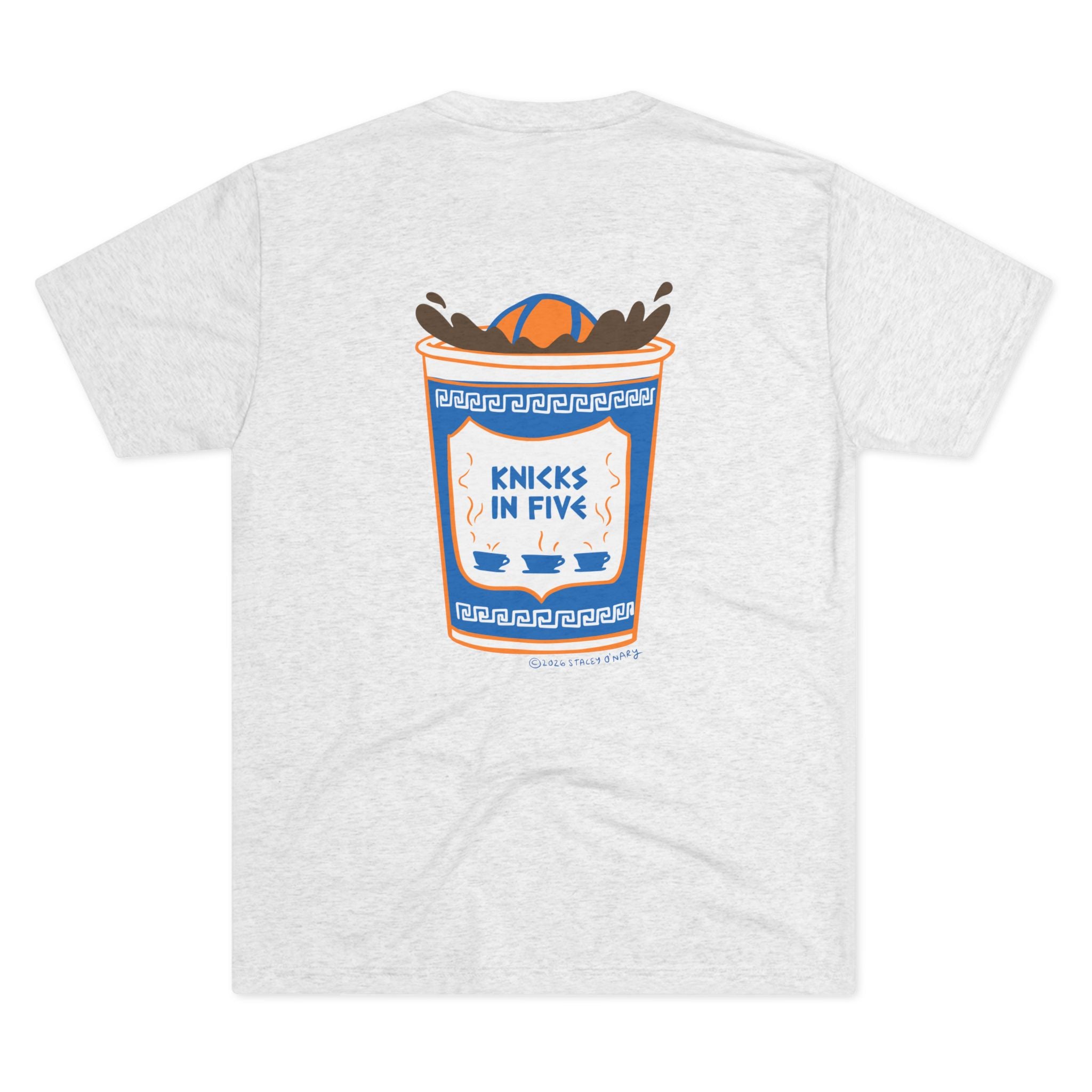 Knicks in Five: Unisex Tri-Blend Crew Tee