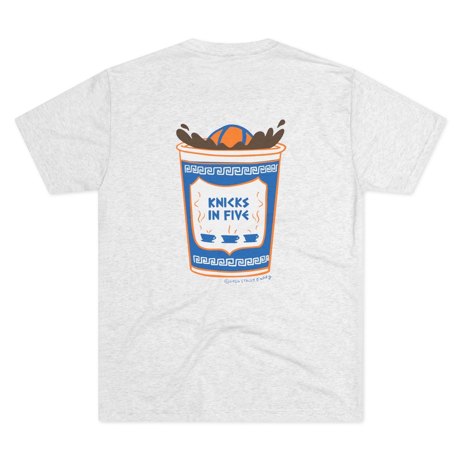 Knicks in Five: Unisex Tri-Blend Crew Tee