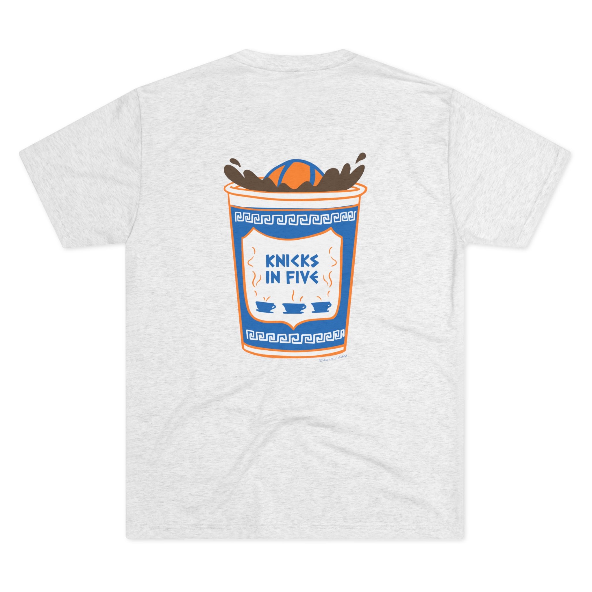 Knicks in Five: Unisex Tri-Blend Crew Tee