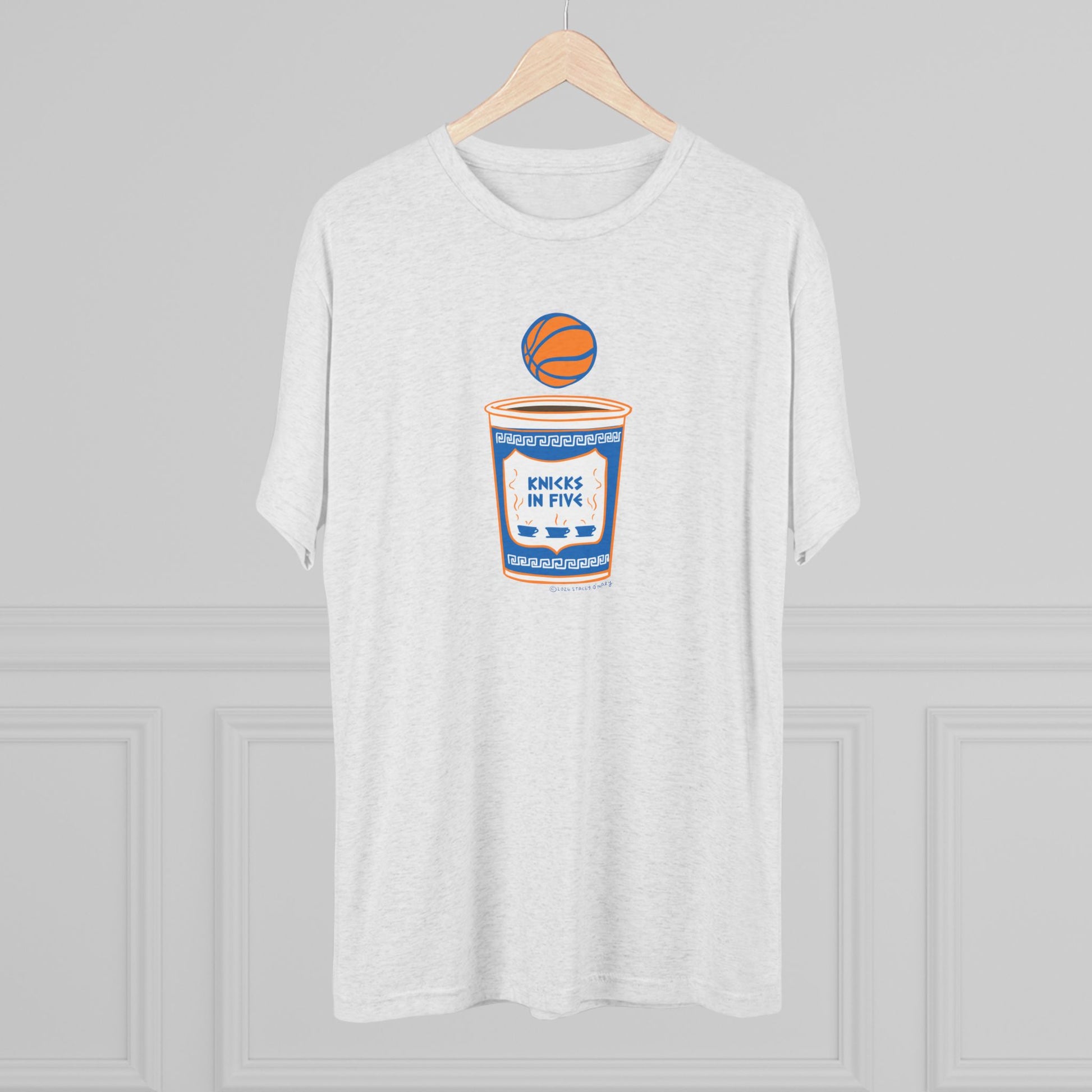 Knicks in Five: Unisex Tri-Blend Crew Tee