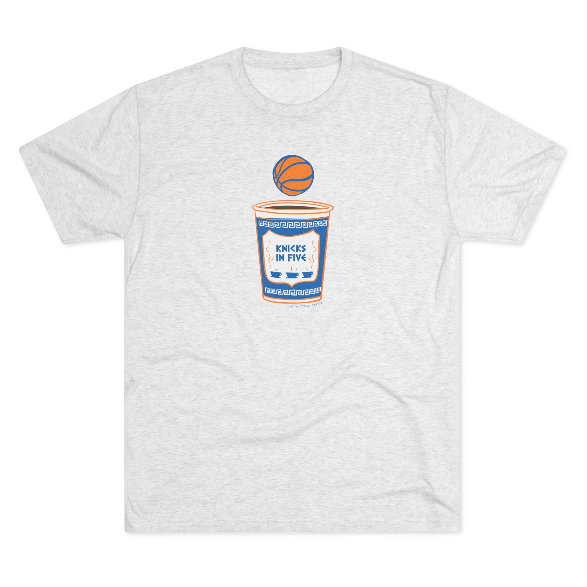 Knicks in Five: Unisex Tri-Blend Crew Tee