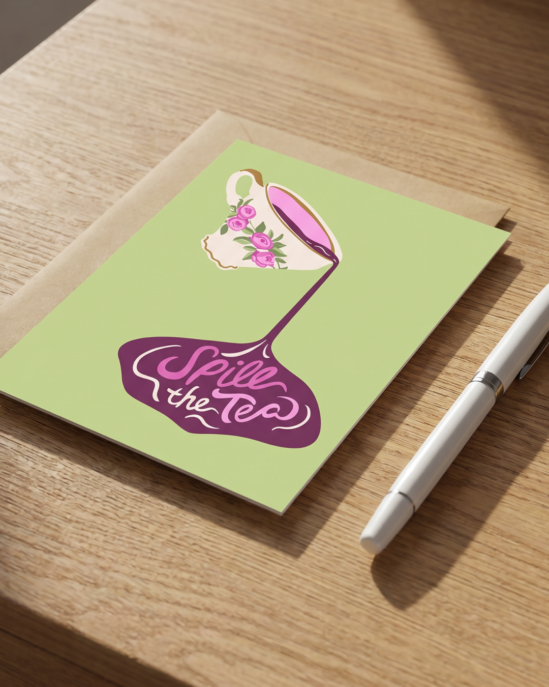 Spill the Tea Card