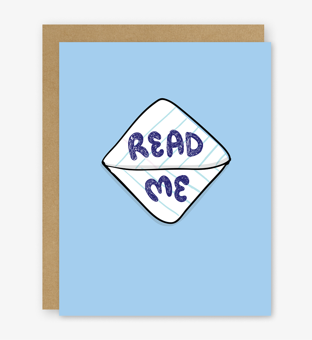 Read Me Note Card