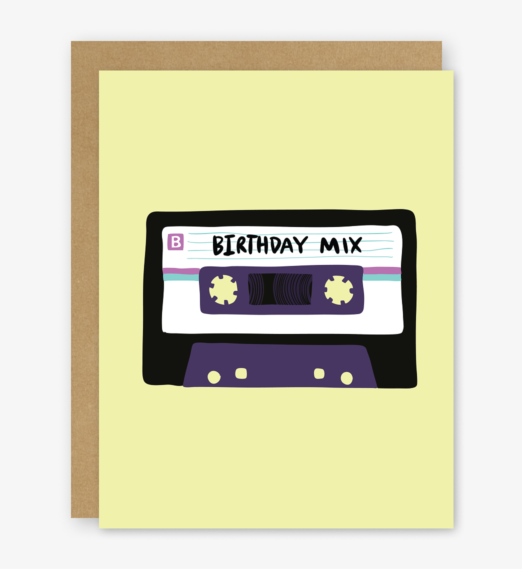 Mixtape Birthday Card | Happy Birthday Card