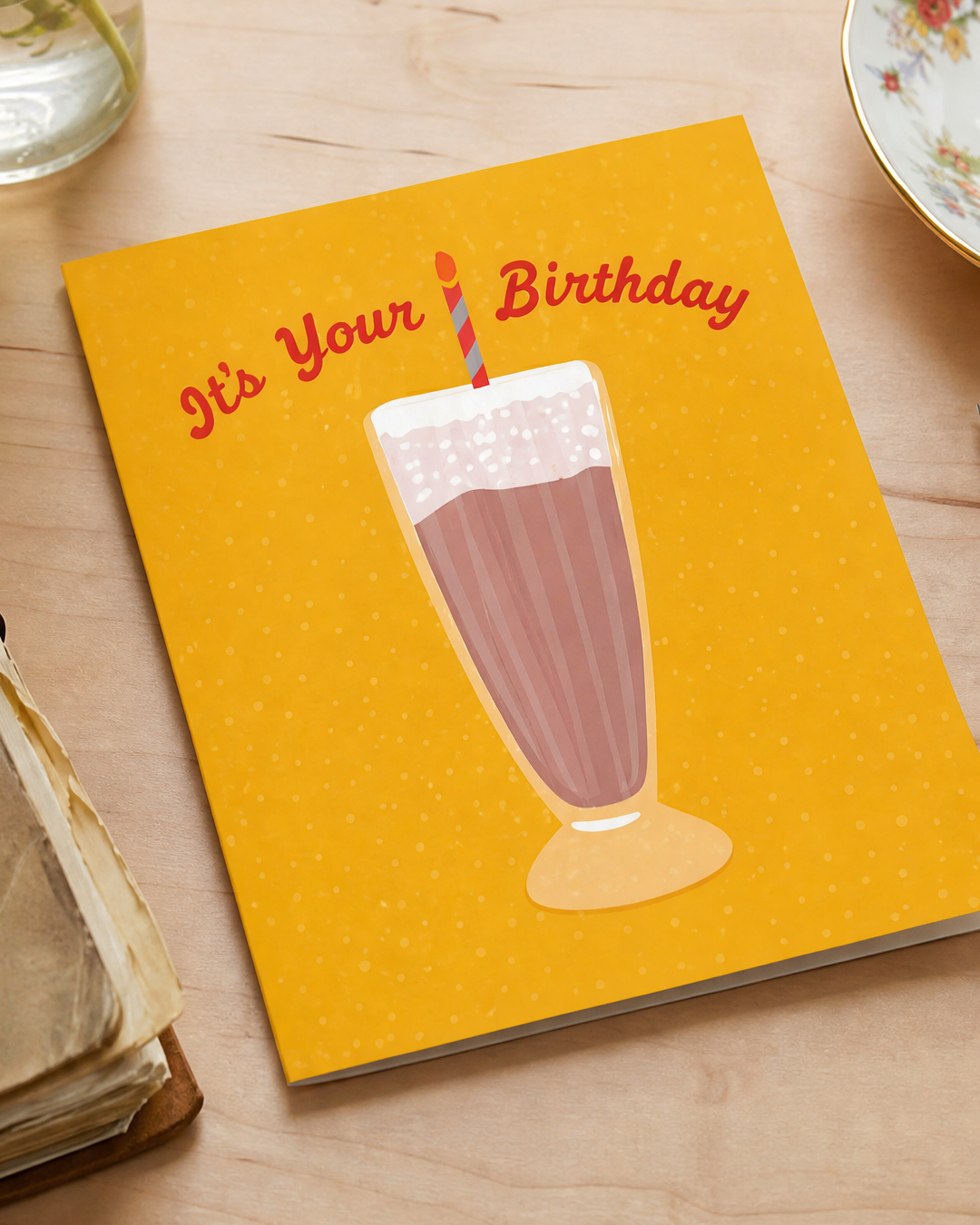 It’s Your Birthday Egg Cream Card | Birthday Card