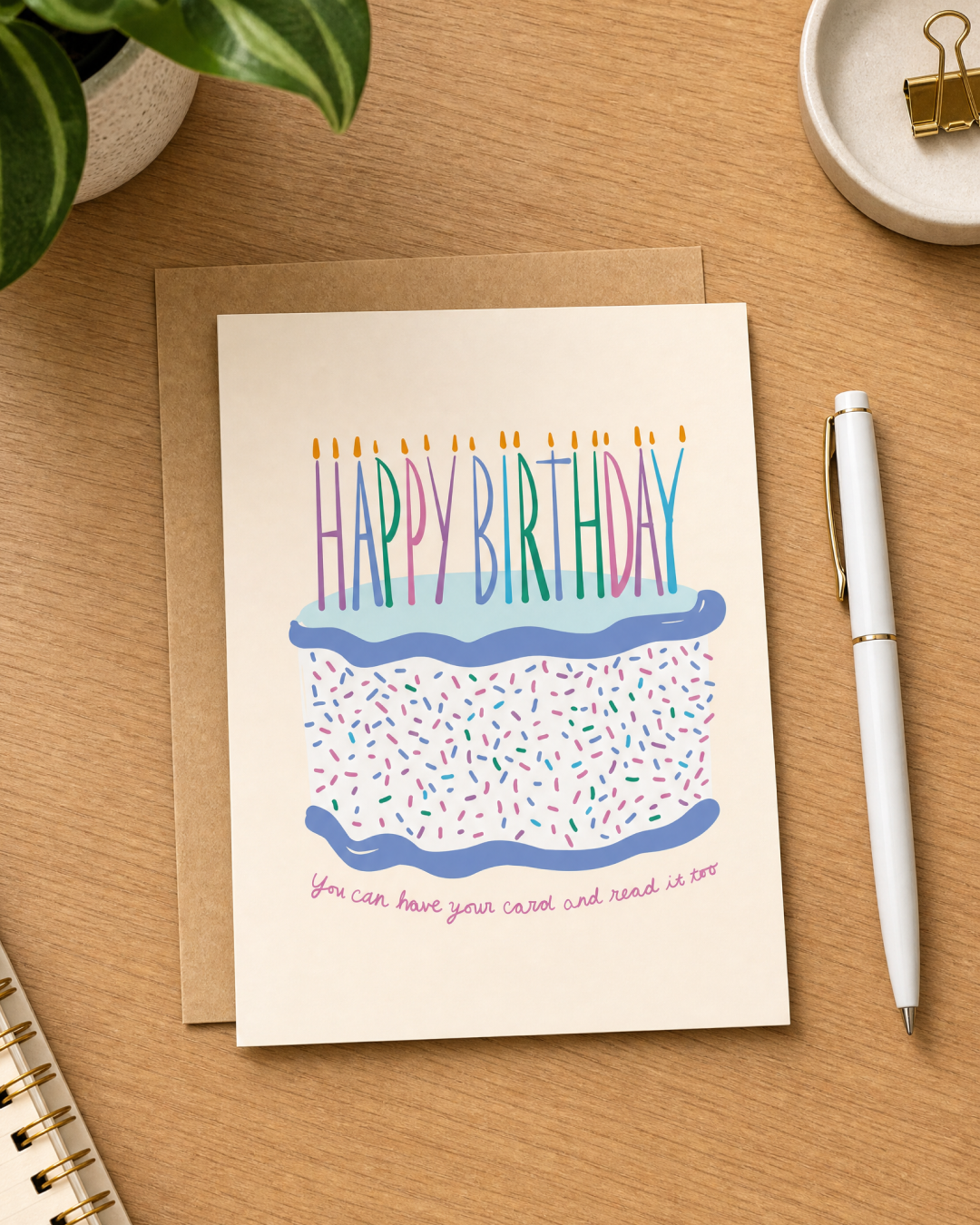 Happy Birthday: You can have your card and read it too | Funny Card