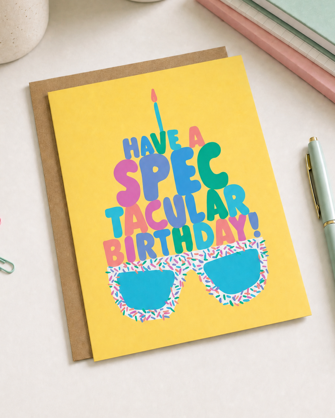 Have A SPECtacular Birthday Glasses Card