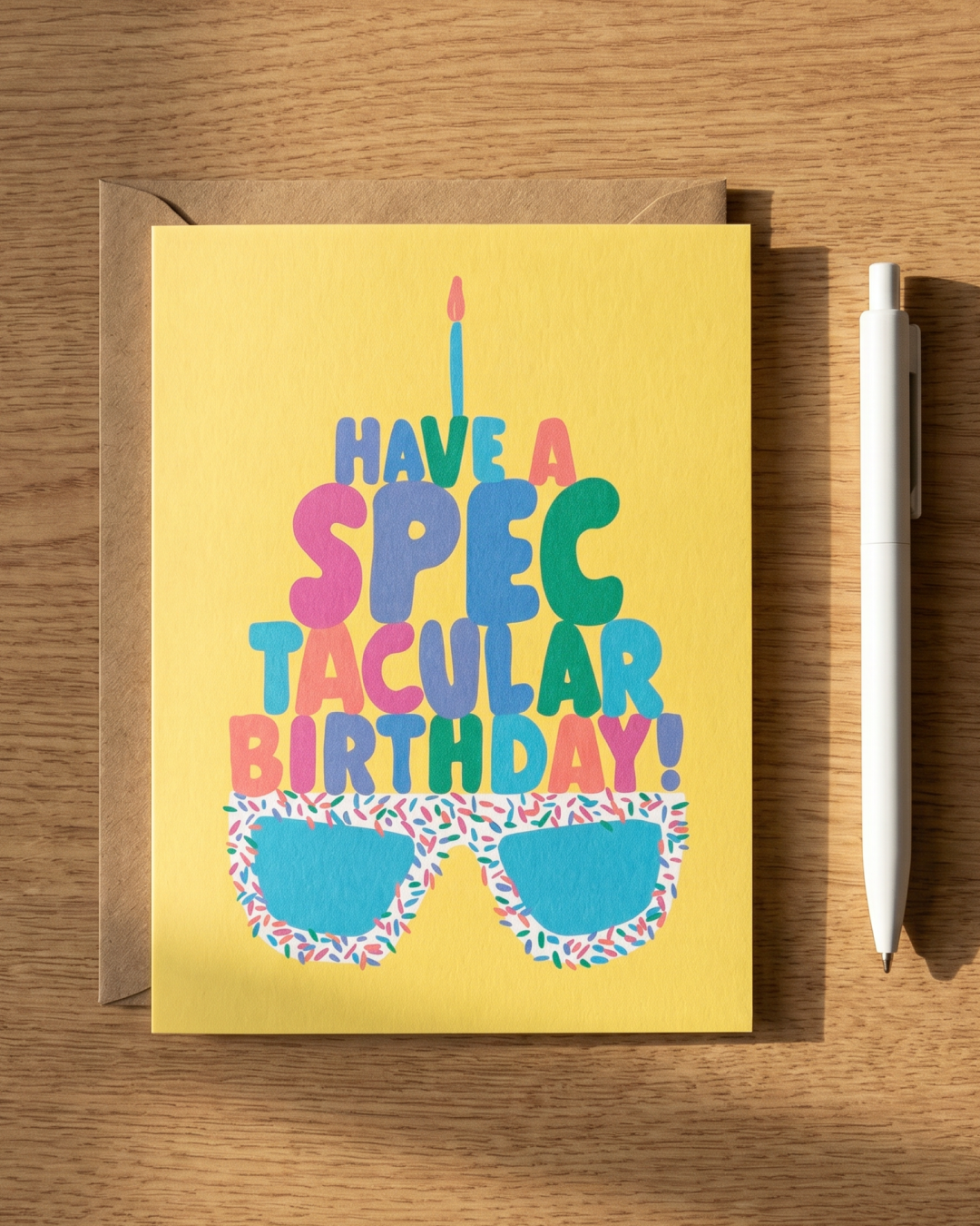Have A SPECtacular Birthday Glasses Card