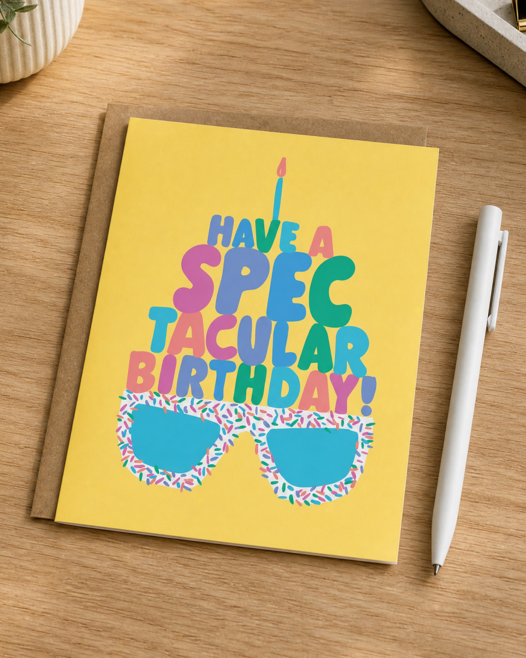 Have A SPECtacular Birthday Glasses Card