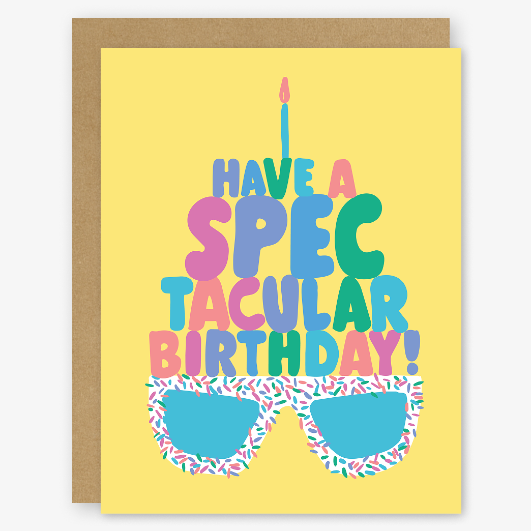 Have A SPECtacular Birthday Glasses Card