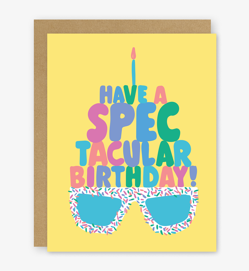 Have A SPECtacular Birthday Glasses Card