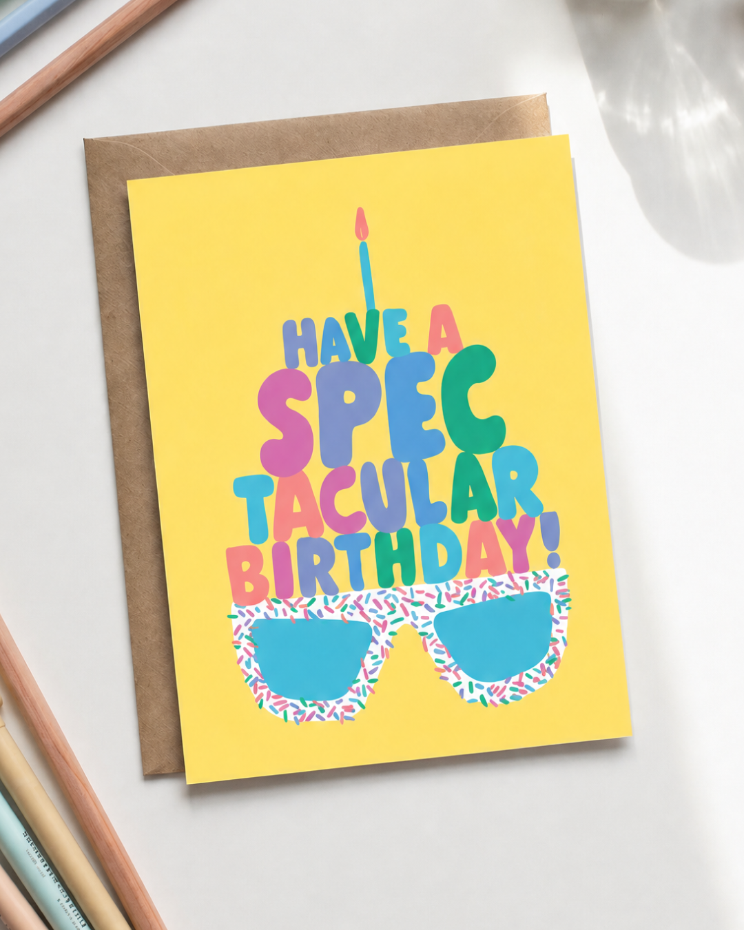 Have A SPECtacular Birthday Glasses Card