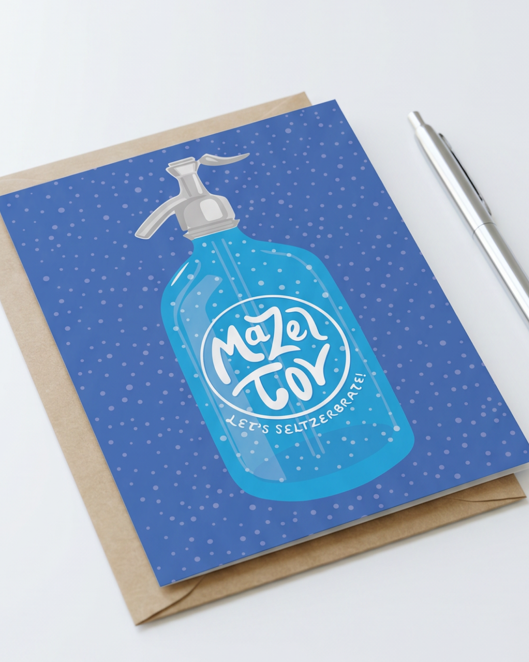 Mazel Tov Seltzerbrate Card