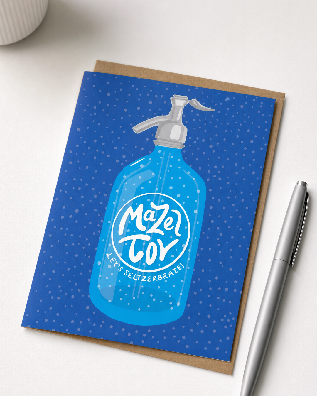 Mazel Tov Seltzerbrate Card