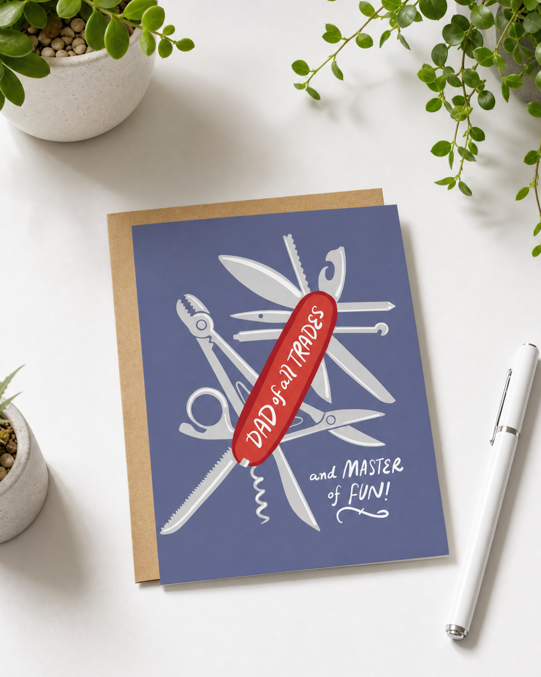 Dad of All Trades - Father's Day Card