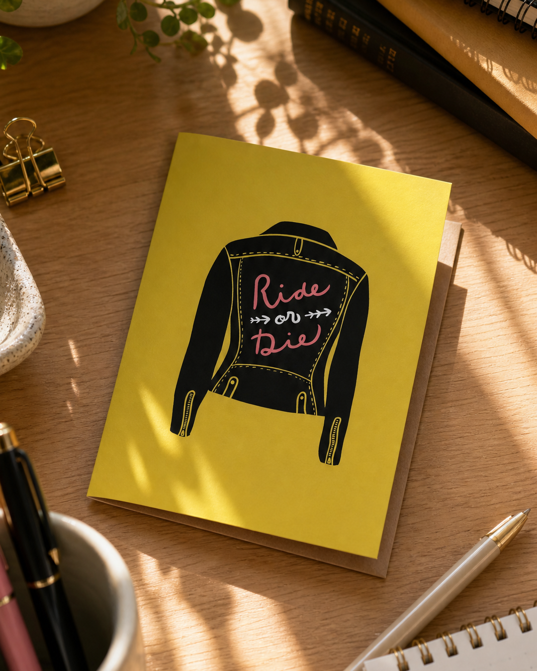 Ride or Die Card | Friendship Card | Best Friend Card