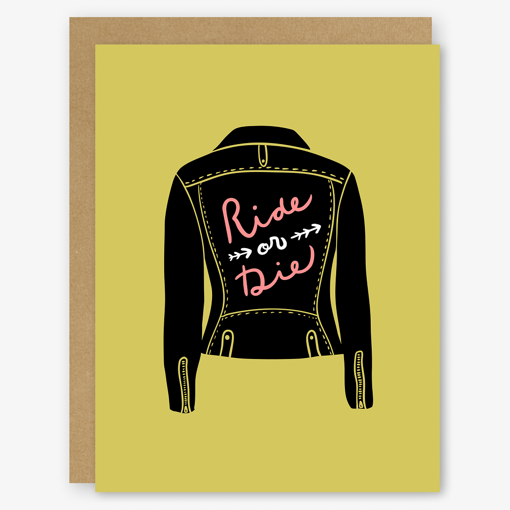Ride or Die Card | Friendship Card | Best Friend Card