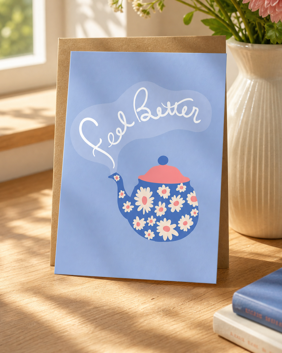Feel Better Flower Teapot