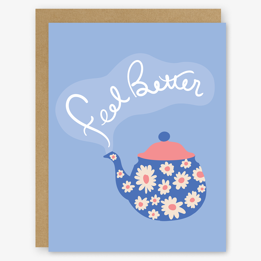 Feel Better Flower Teapot