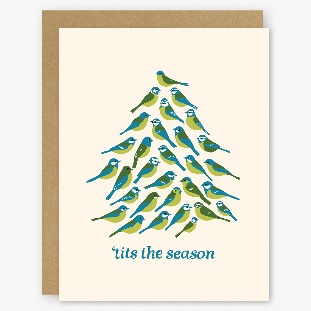 Tits The Season Holiday Card