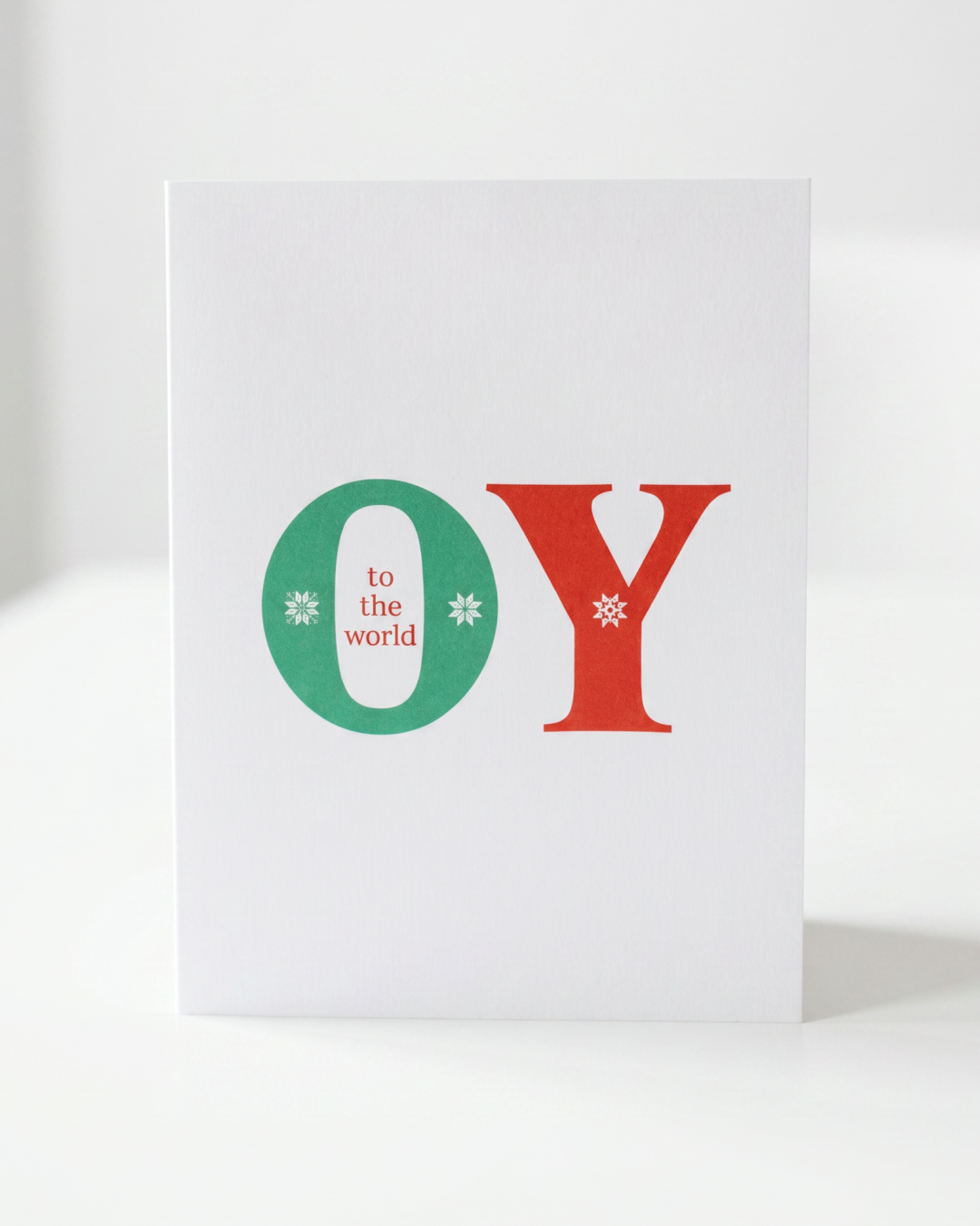 Oy To The World Holiday Card