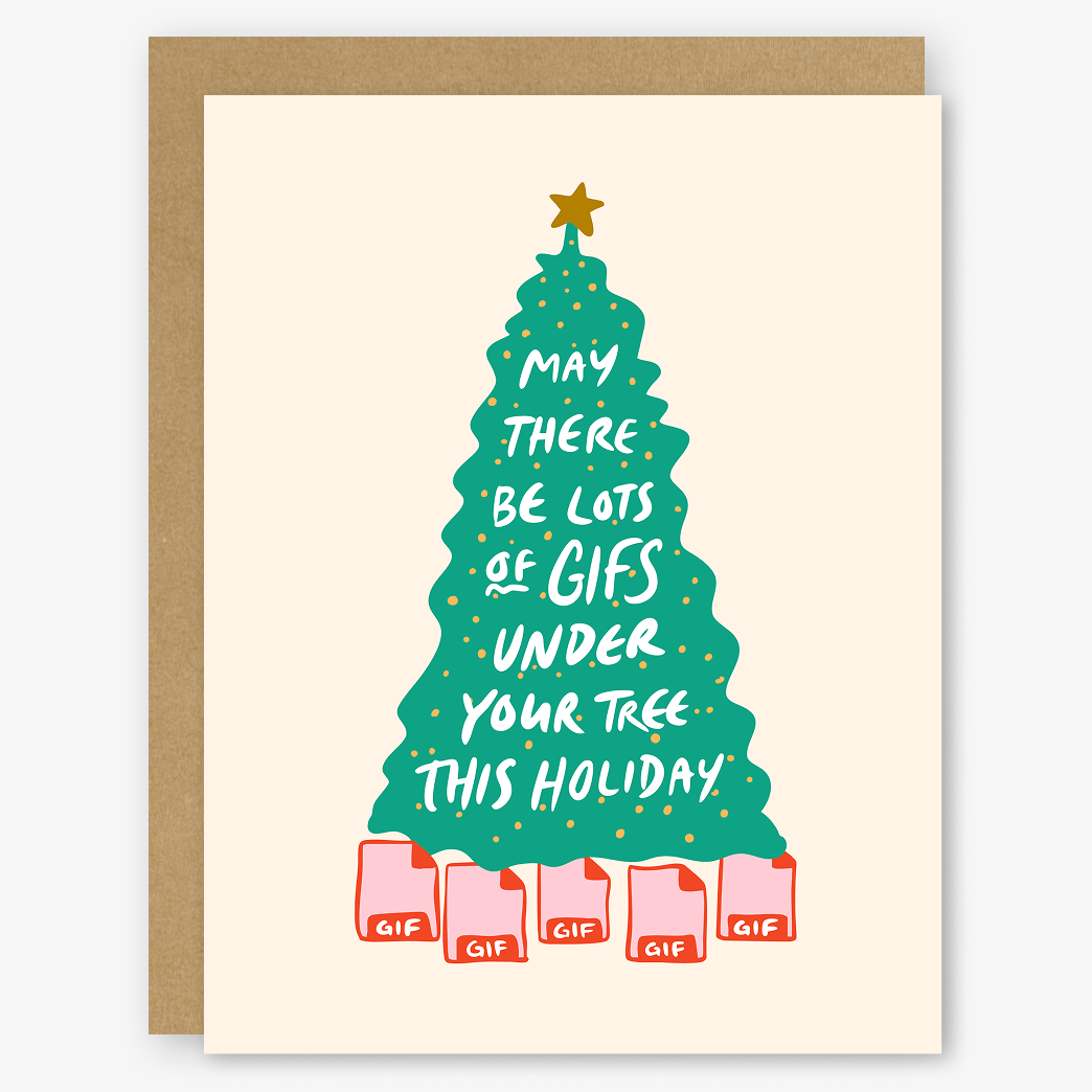 Holiday GIFS Card (Beige)