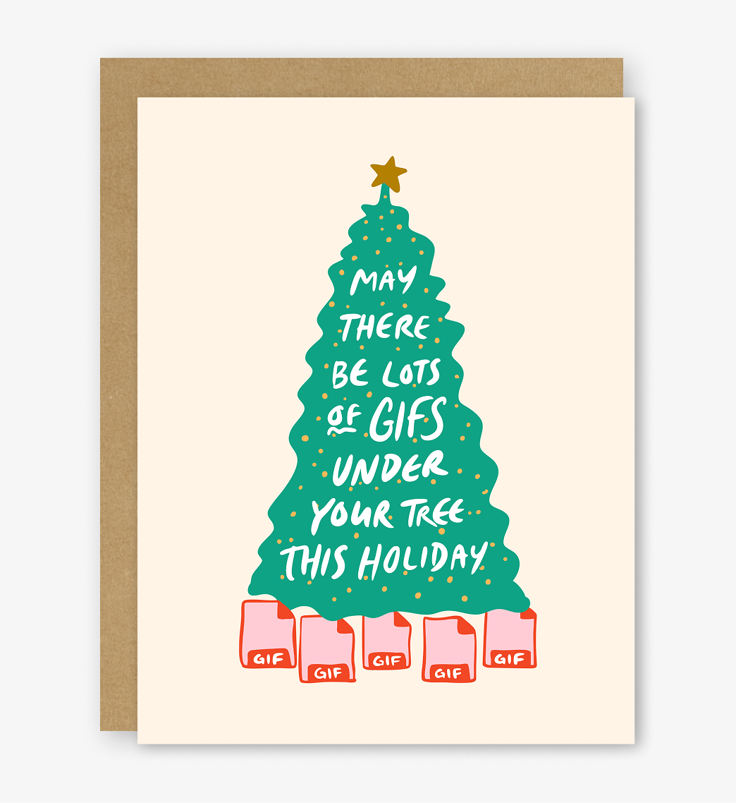 Holiday GIFS Card (Beige)
