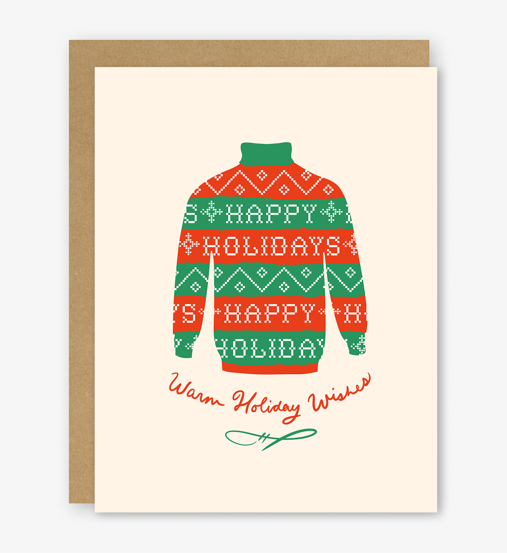 Holiday Sweater Card