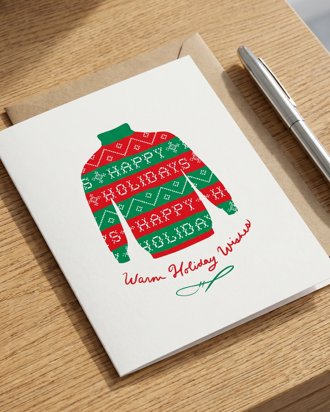 Holiday Sweater Card