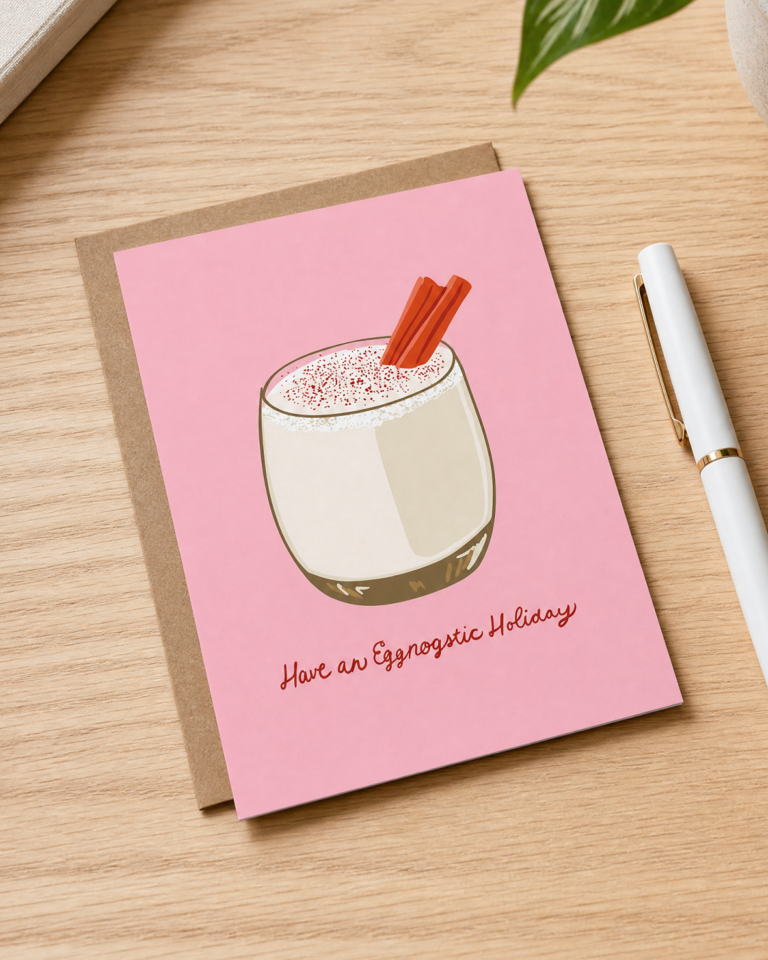 Have an Eggnogstic Holiday Card