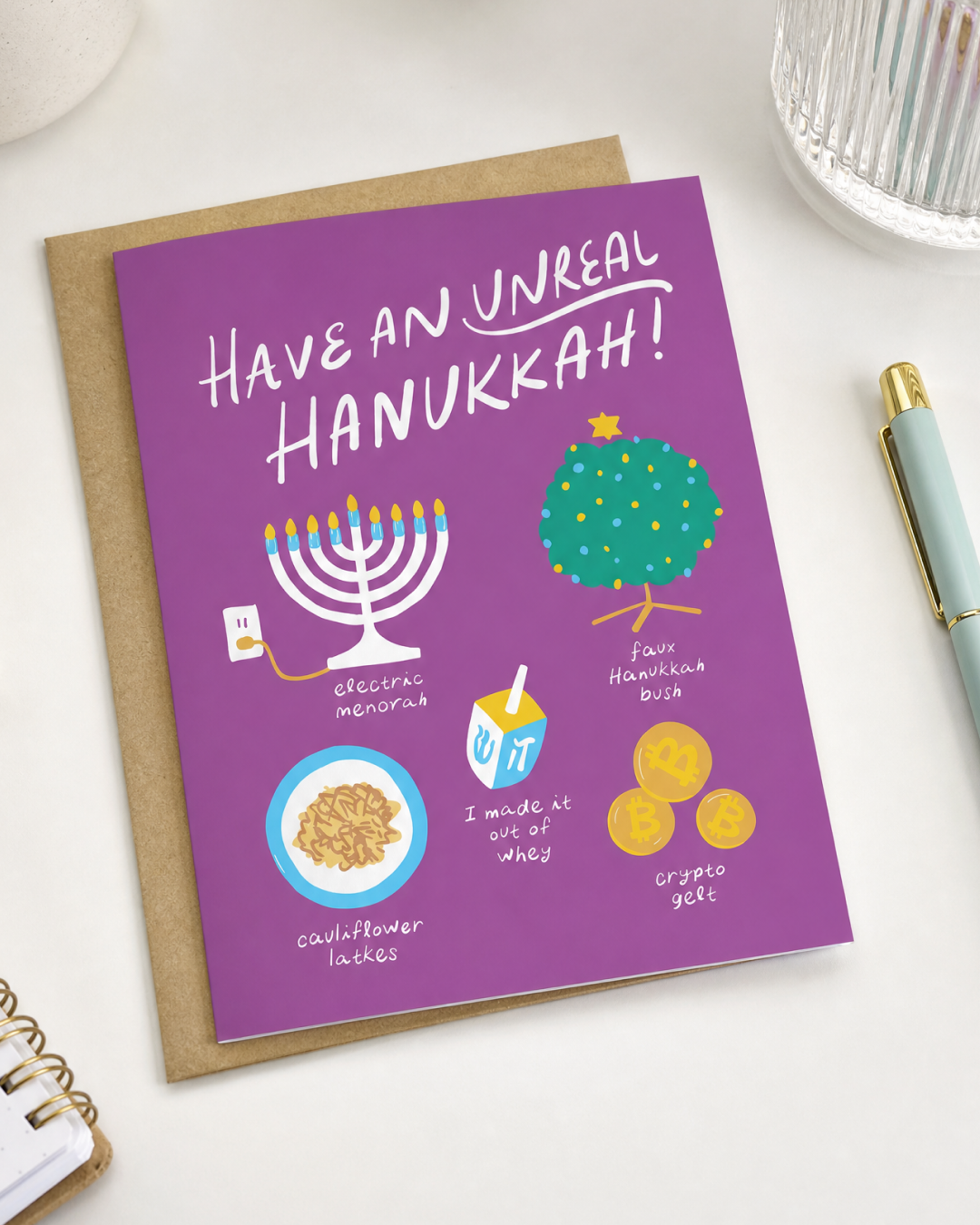 Have an Unreal Hanukkah Holiday Card