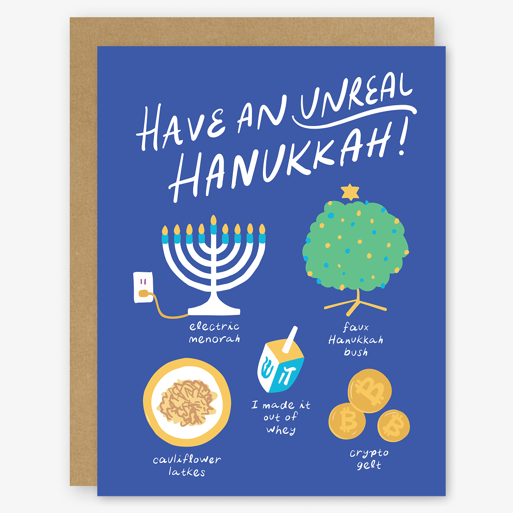 Have an Unreal Hanukkah Holiday Card