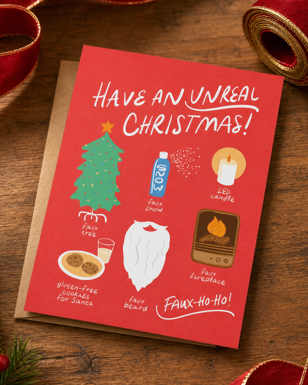 Have an Unreal Christmas Holiday Card