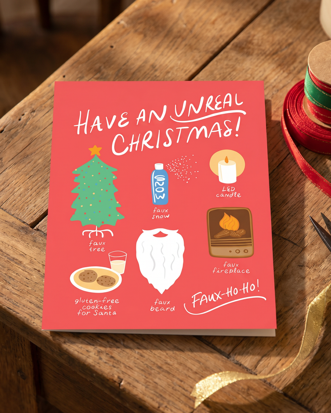 Have an Unreal Christmas Holiday Card