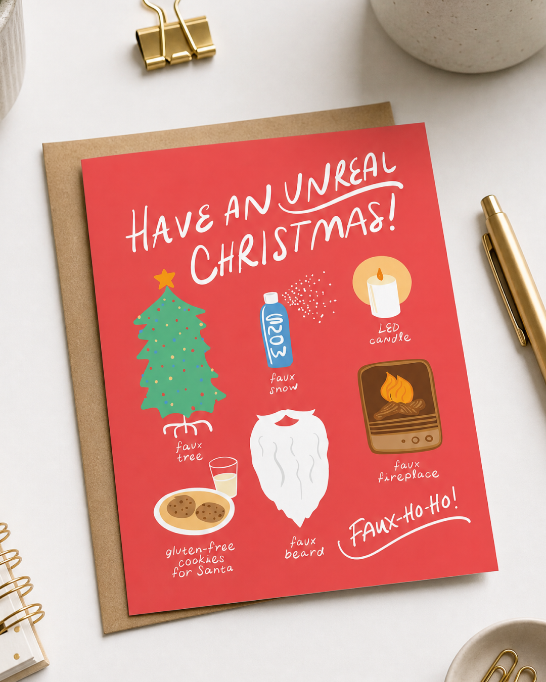 Have an Unreal Christmas Holiday Card