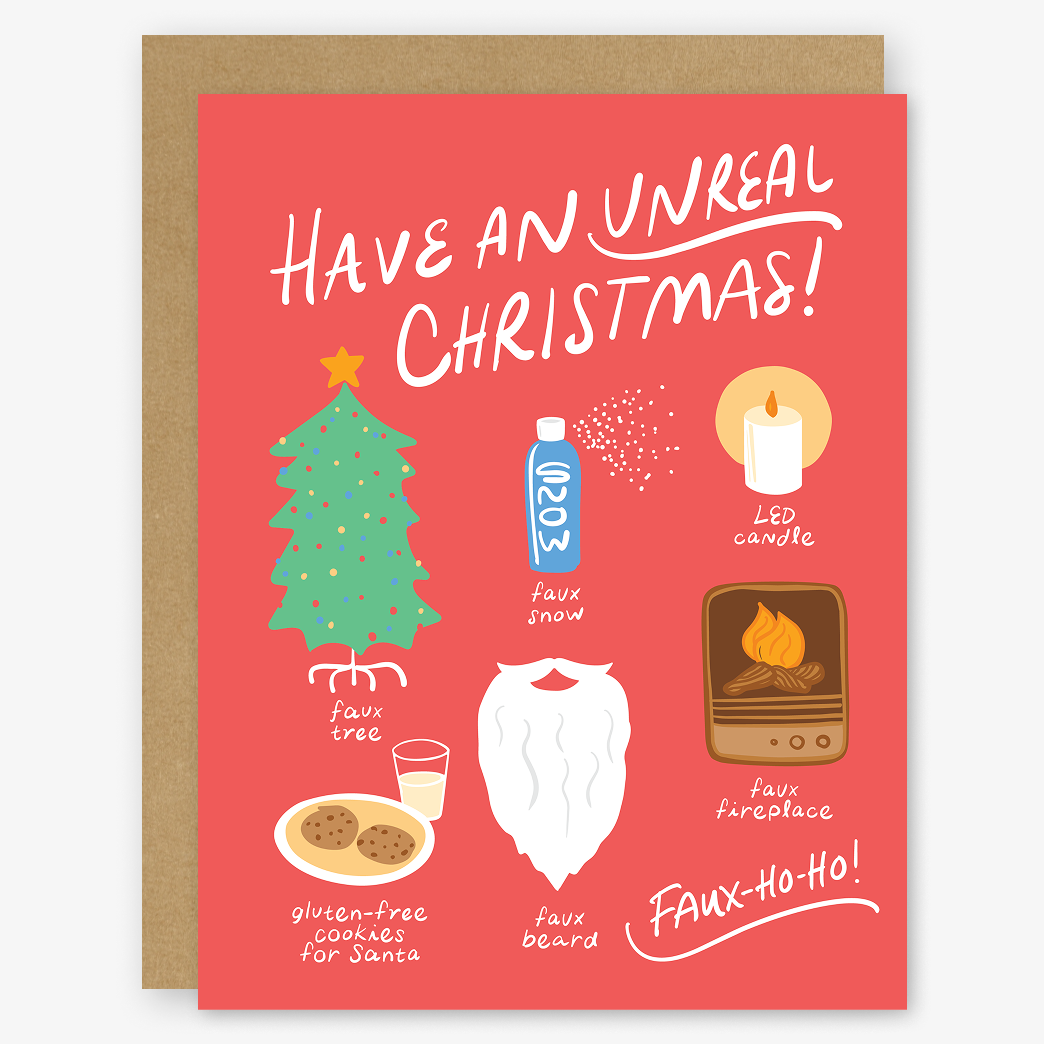 Have an Unreal Christmas Holiday Card