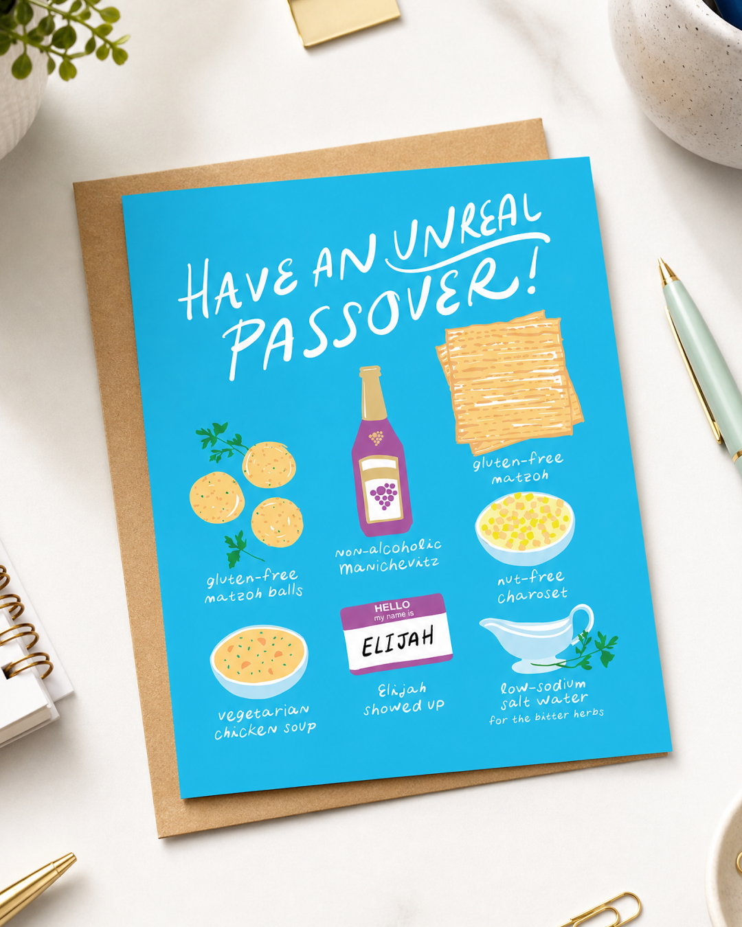 Have an Unreal Passover Holiday Card