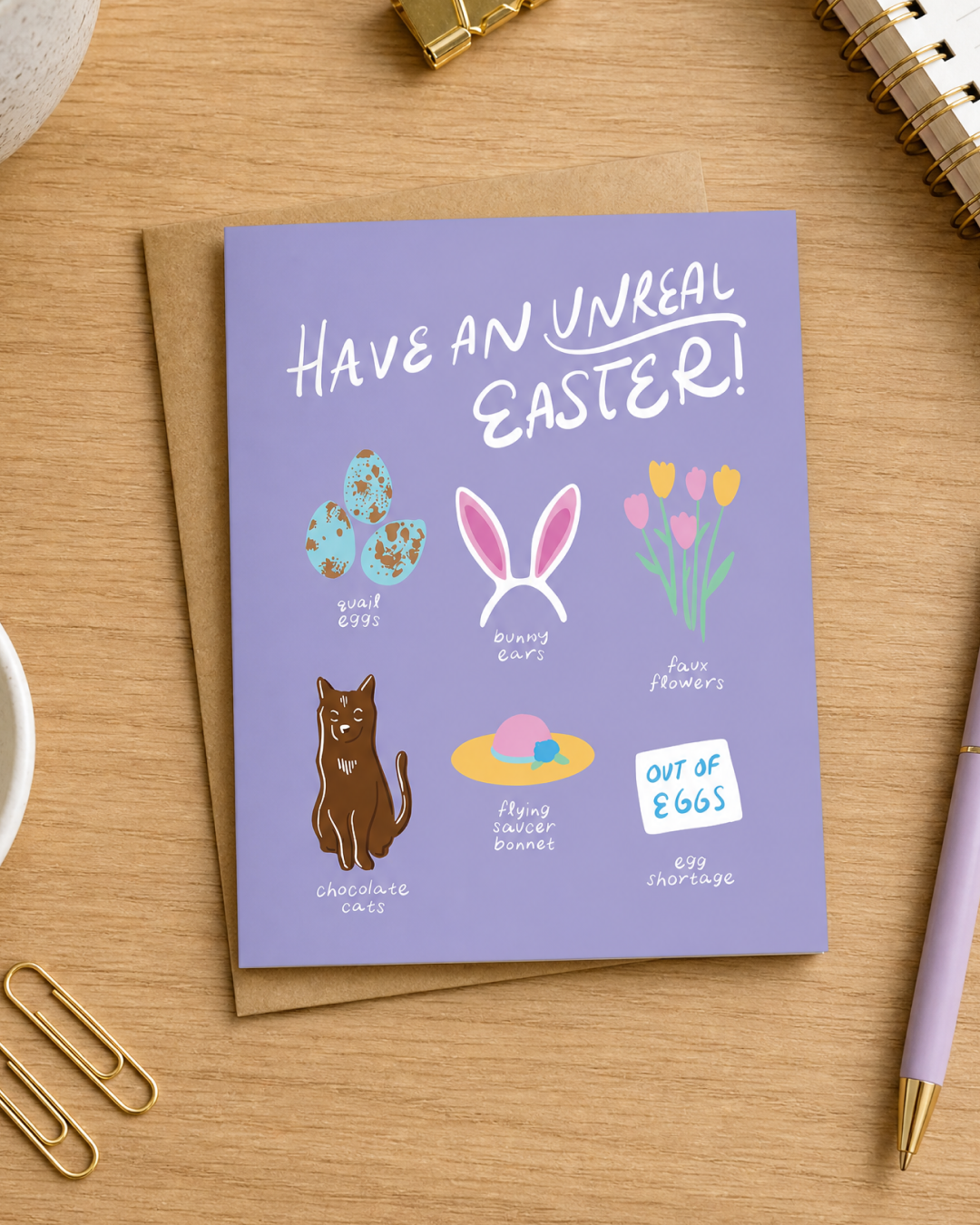 Have an Unreal Easter Holiday Card